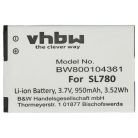 VHBW Vezetékes telefon akku Siemens S30852-D2152-X1, 4250366817255 - 950 mAh 3,7 V Li-Ion