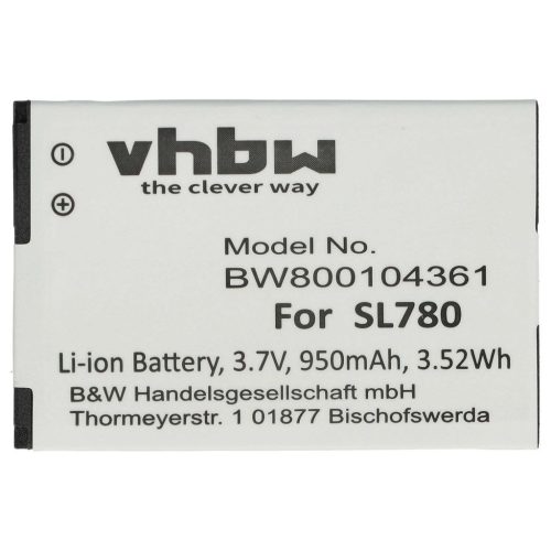VHBW Vezetékes telefon akku Siemens S30852-D2152-X1, 4250366817255 - 950 mAh 3,7 V Li-Ion