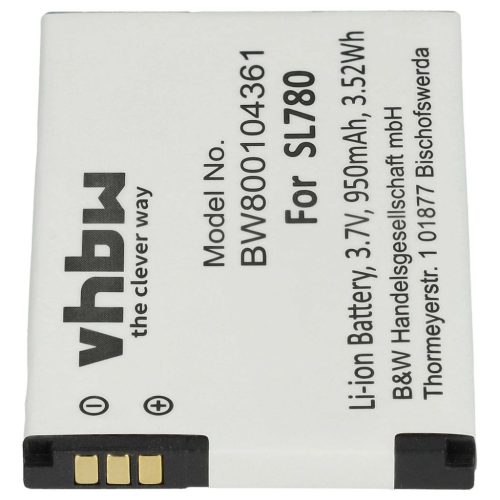 VHBW Vezetékes telefon akku Siemens S30852-D2152-X1, 4250366817255 - 950 mAh 3,7 V Li-Ion