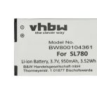 VHBW Vezetékes telefon akku Siemens S30852-D2152-X1, 4250366817255 - 950 mAh 3,7 V Li-Ion