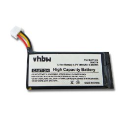   VHBW Drahtloser Kopfhörer Akku Sennheiser 504374, BATT-03 - 180 mAh 3,7 V Li-Ion