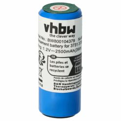   VHBW Elektrische Zahnbürste Akku Braun 3738, 3731 - 2500 mAh 1,2 V NiMH