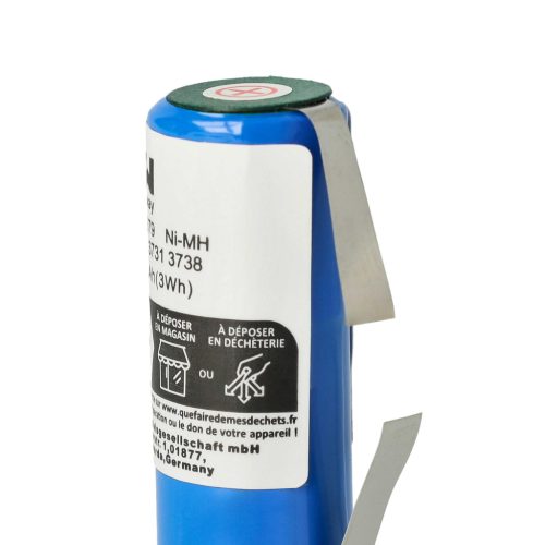 VHBW Elektrische Zahnbürste Akku Braun 3738, 3731 - 2500 mAh 1,2 V NiMH