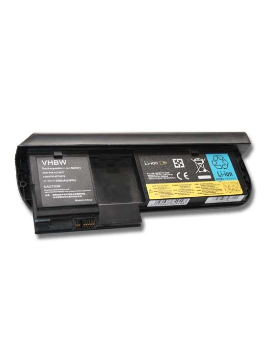 Notebook akkumulátor  Lenovo 0A36316, 0A36286, 0A36285, 42T4877l - 4400 mAh 11,1 V Li-Ion, fekete