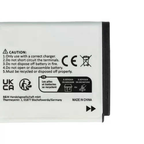 VHBW Battery Fuji Fujifilm NP-50 - 650 mAh 3.6 V Li-Ion