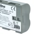 VHBW Akku Fuji NP-150 - 1300 mAh 7,2 V Li-Ion