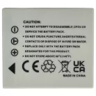 VHBW Battery Creative CAS101 - 500 mAh 3.6 V Li-Ion