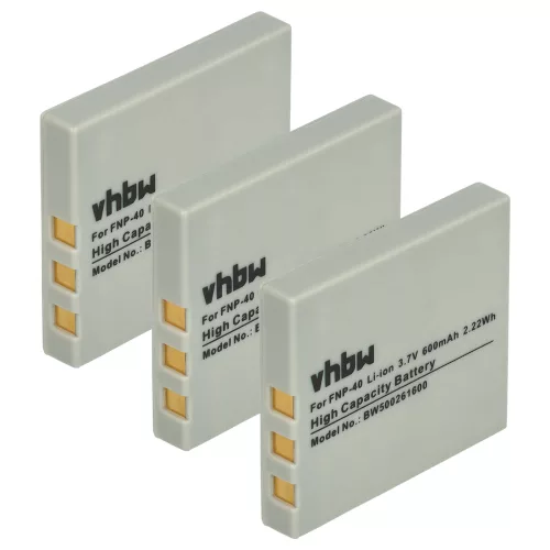 VHBW Battery CAS101 - 500 mAh 3.6 V Li-Ion