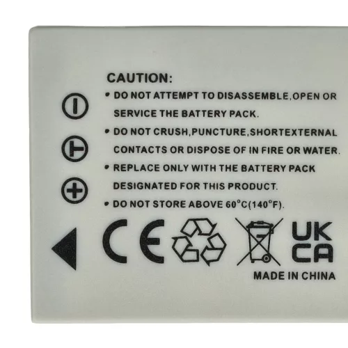VHBW Battery CAS101 - 500 mAh 3.6 V Li-Ion