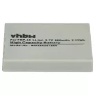VHBW Battery CAS101 - 500 mAh 3.6 V Li-Ion