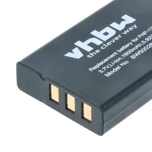 VHBW Battery Aiptek ZPT-PM18 - 1600 mAh 3.7 V Li-Ion