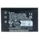 VHBW Battery for Aiptek ZPT-PM18 - 1600 mAh 3.7 V Li-Ion