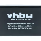 VHBW Battery for Aiptek ZPT-PM18 - 1600 mAh 3.7 V Li-Ion