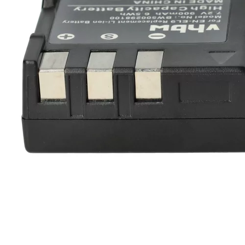 VHBW Battery Nikon EN-EL9a, EN-EL9E, EN-EL9 - 900 mAh 7.2 V Li-Ion