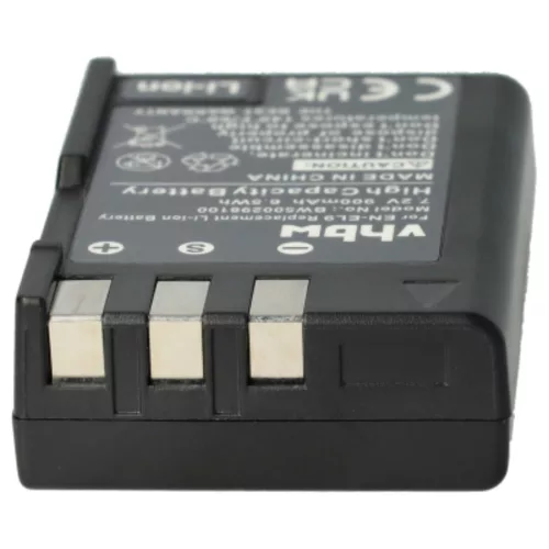 VHBW Battery Nikon EN-EL9a, EN-EL9E, EN-EL9 - 900 mAh 7.2 V Li-Ion