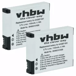   VHBW Camcorder Battery ABPAK-001, AHDBT-001 - 1100 mAh 3.7 V Li-Ion