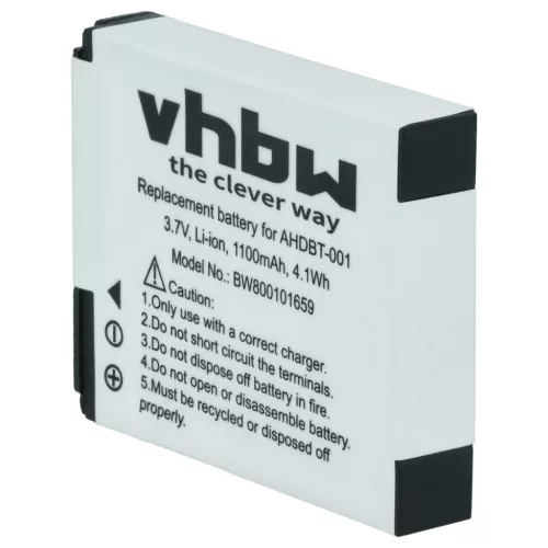 VHBW Camcorder Battery ABPAK-001, AHDBT-001 - 1100 mAh 3.7 V Li-Ion