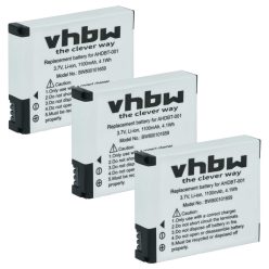   VHBW Videokamera Akku ABPAK-001, AHDBT-001 - 1100 mAh 3,7 V Li-Ion