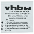 VHBW Videokamera Akku ABPAK-001, AHDBT-001 - 1100 mAh 3,7 V Li-Ion