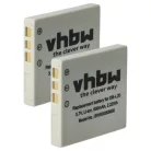 VHBW Videokamera Akku DB-L20, DB-L20A, DB-L20AEX - 600 mAh 3,7 V Li-Ion