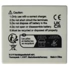 VHBW Videokamera Akku DB-L20, DB-L20A, DB-L20AEX - 600 mAh 3,7 V Li-Ion