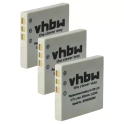   VHBW Videokamera Akku DB-L20A, DB-L20, DB-L20AEX - 600 mAh 3,7 V Li-Ion
