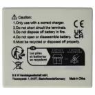 VHBW Videokamera Akku DB-L20A, DB-L20, DB-L20AEX - 600 mAh 3,7 V Li-Ion