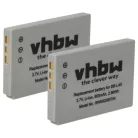 VHBW Video Camera Battery DB-L40AU, DB-L40 - 800 mAh 3.7 V Li-Ion