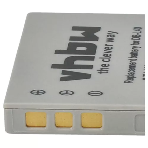 VHBW Video Camera Battery DB-L40AU, DB-L40 - 800 mAh 3.7 V Li-Ion