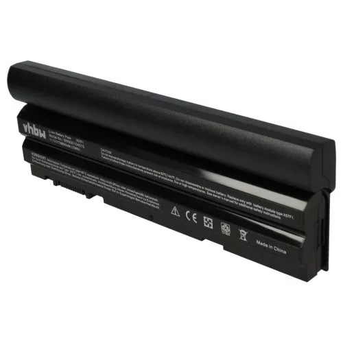 VHBW Notebook Battery Dell 2P2MJ, 04NW9, 0DTG0V, 05G67C, 312-1163 - 6600 mAh 11.1 V Li-Ion, black