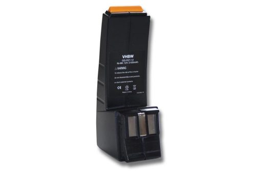 VHBW Elektromos kéziszerszámgép akkumulátor Festool C12, T12+3 és BPS12C fúrókhoz - 12V, Ni-MH, 2100mAh