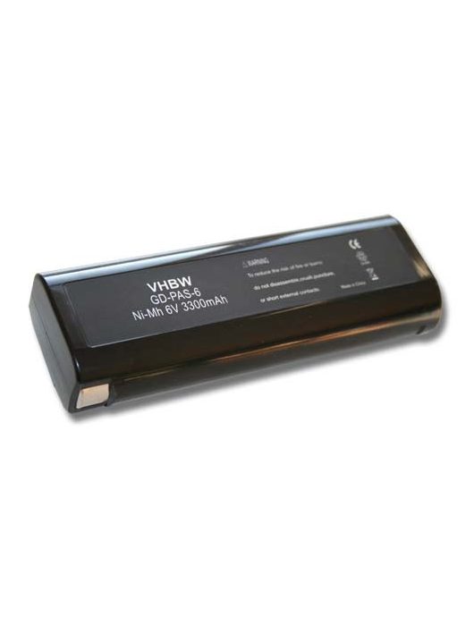 Elektromos kéziszerszámgép akkumulátor Paslode 900421, 900400, 900420, 404400, 404717 - 3300 mAh, 6 V, NiMH