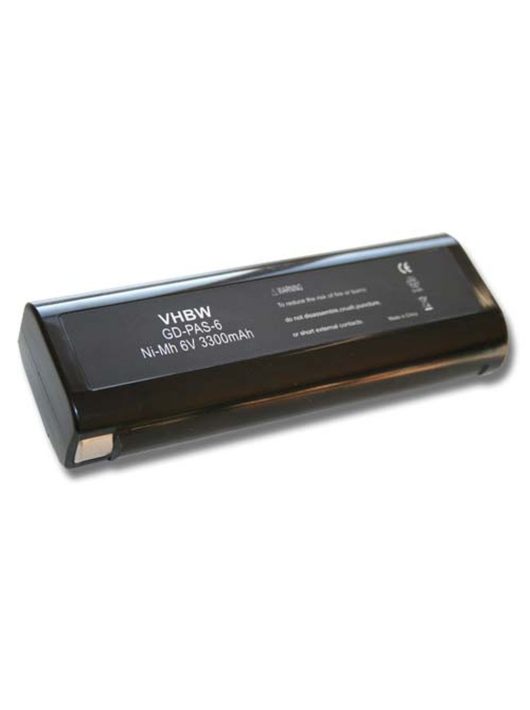 Elektromos kéziszerszámgép akkumulátor Paslode 900421, 900400, 900420, 404400, 404717 - 3300 mAh, 6 V, NiMH