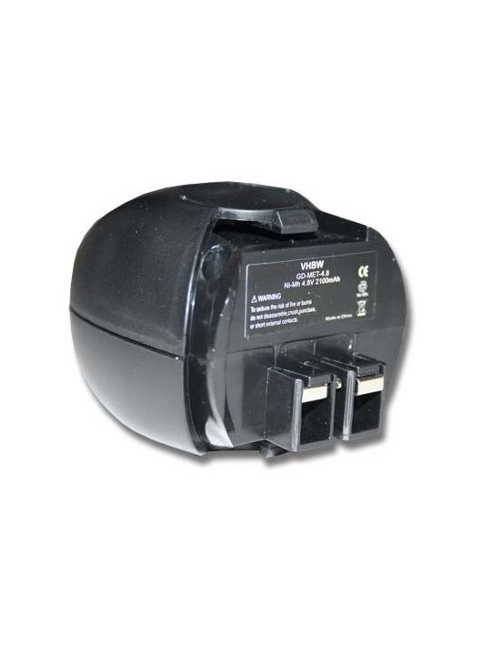 Elektromos kéziszerszámgép akkumulátor Metabo 6.27270, 6.27271, 6.27273, 0700 950 013 - 2100 mAh, 4,8 V, NiMH