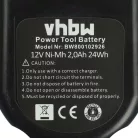 VHBW Akku Black & Decker CD1201 Gerät - 2000 mAh, 12V, NiMH