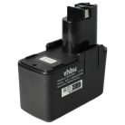 VHBW Electric Hand Tool Battery Bosch ABS 96 M-2, Skil 3100, Würth GSR 9.6V devices - 9.6V, NiMH, 3300mAh