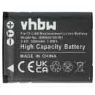 VHBW Battery Panasonic VW-VBX070E, VW-VBX070 - 500 mAh 3.6 V Li-Ion