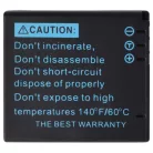 VHBW Battery for Leica BP-DC6 - 600 mAh 3.6 V Li-Ion