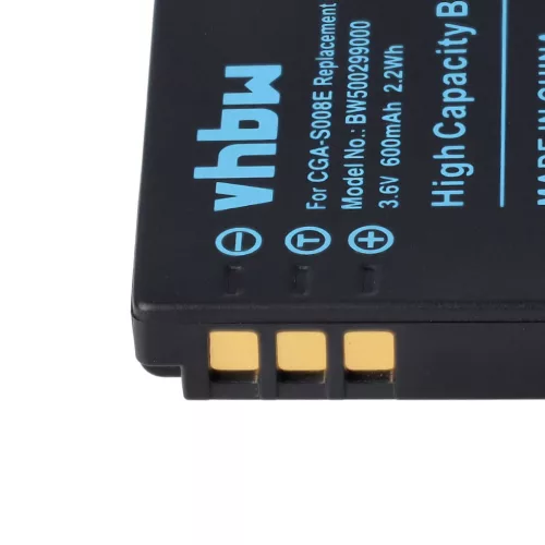 VHBW Akku Leica BP-DC6 statt - 600 mAh 3,6 V Li-Ion