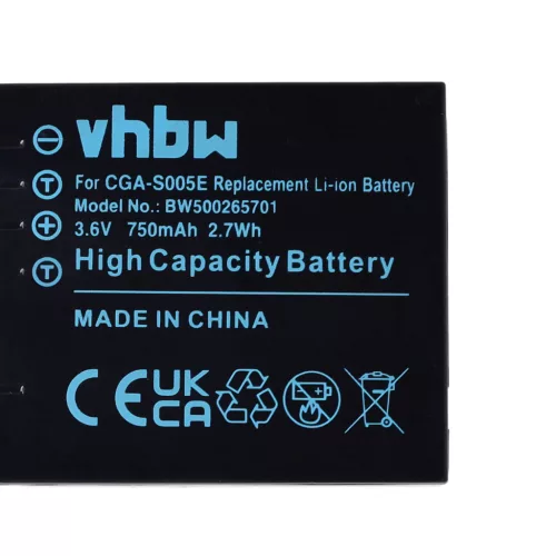 VHBW Akku Fuji NP-70 - 750 mAh 3,6 V Li-Ion