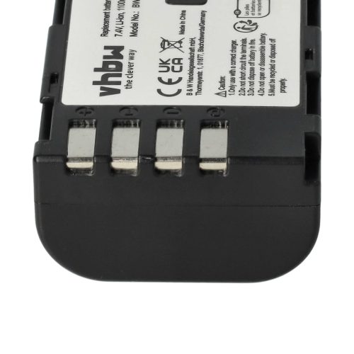 VHBW Kamera Akku DMW-BLF19E, DMW-BLF19 - 1100 mAh 7,2 V Li-Ion