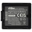 VHBW Camcorder Battery DZ-BP07s, DZ-BP14s, DZ-BP21s - 600 mAh 7.2 V Li-Ion