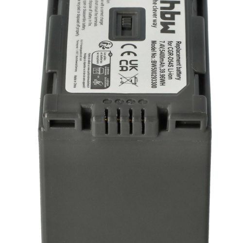 VHBW Video Camera Battery Hitachi DZ-BP28, DZ-BP16 - 5400 mAh 7.4 V Li-Ion