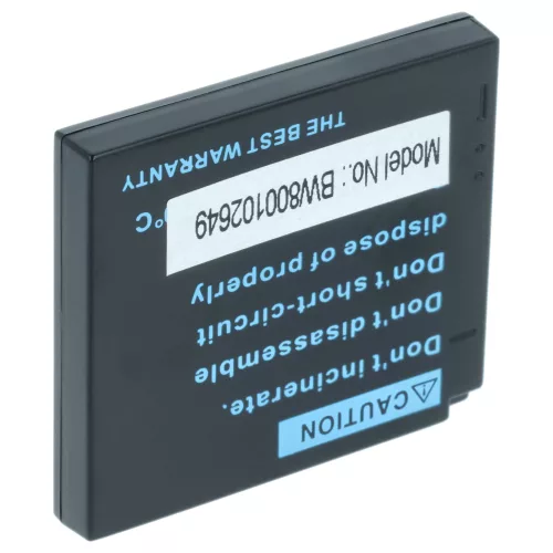 VHBW Battery Panasonic NCA-YN101G, NCA-YN101F, DMW-BCK7PP, DMW-BCK7E, DMW-BCK7 - 550 mAh 3.7 V Li-Ion