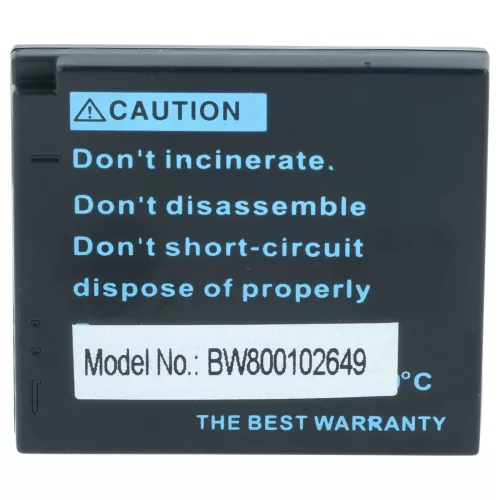 VHBW Battery Panasonic NCA-YN101G, NCA-YN101F, DMW-BCK7PP, DMW-BCK7E, DMW-BCK7 - 550 mAh 3.7 V Li-Ion