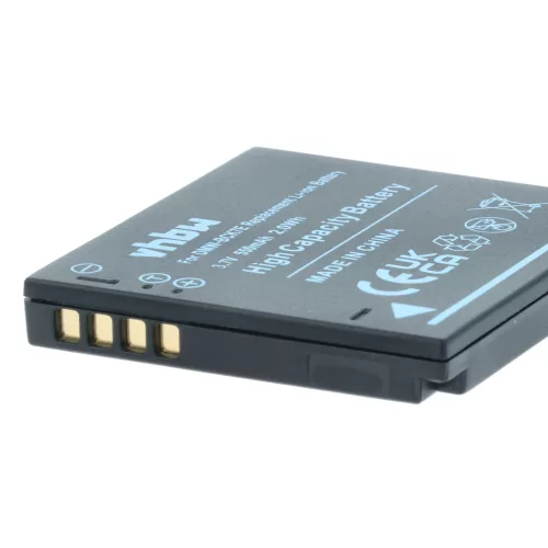 VHBW Battery Panasonic NCA-YN101G, NCA-YN101F, DMW-BCK7PP, DMW-BCK7E, DMW-BCK7 - 550 mAh 3.7 V Li-Ion