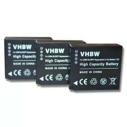 VHBW Battery for Leica BP-DC15 - 750 mAh 7.2 V Li-Ion