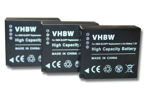 VHBW Battery for Leica BP-DC15 - 750 mAh 7.2 V Li-Ion