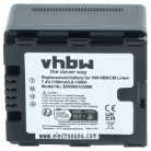 VHBW Videokamera Akku VW-VBN130E-K, VW-VBN130E, VW-VBN130 - 1100 mAh 7,2 V Li-Ion