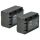 VHBW Videokamera Akku VW-VBK180, VW-VBK360, VW-VBK180-K - 1600 mAh 3,6 V Li-Ion